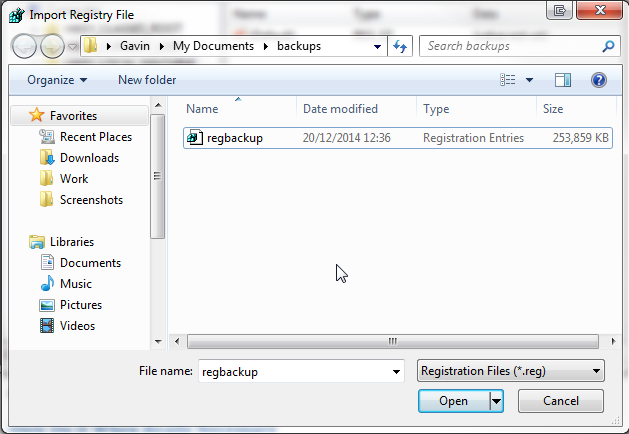 windows registry checker tool